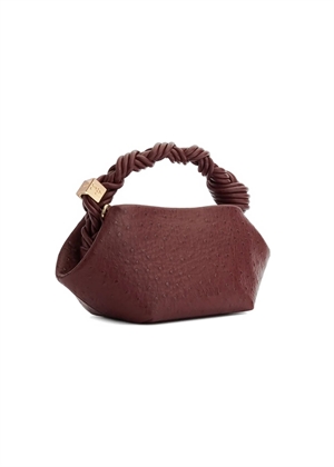 Bou mini Ostrich bag Brick Red C2100009 Ganni 